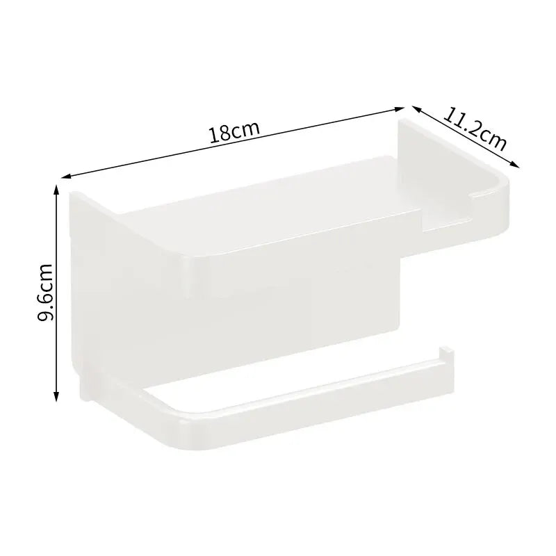 Multifunction Plastic Toilet Paper Holder