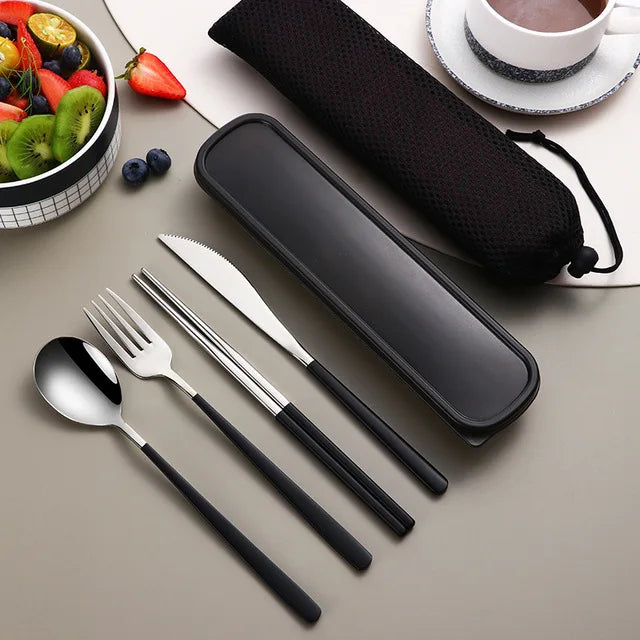 304 Stainless Steel Portable Cutlery Set