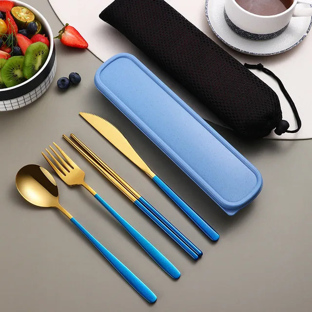 304 Stainless Steel Portable Cutlery Set