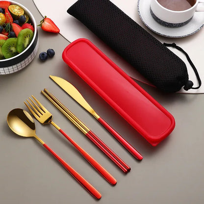 304 Stainless Steel Portable Cutlery Set