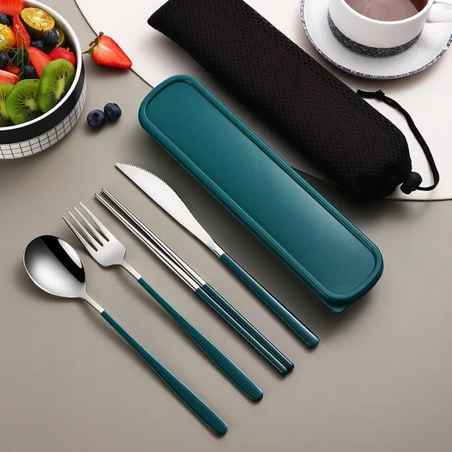 304 Stainless Steel Portable Cutlery Set