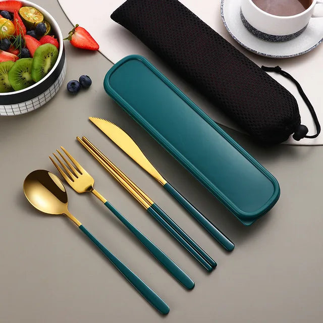 304 Stainless Steel Portable Cutlery Set