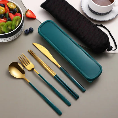 304 Stainless Steel Portable Cutlery Set