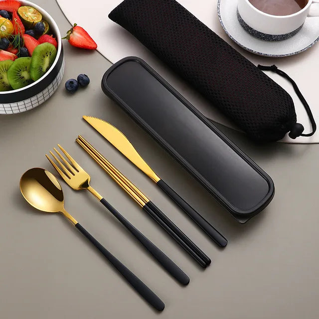 304 Stainless Steel Portable Cutlery Set
