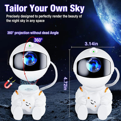 Astronaut Galaxy Projector Night Light