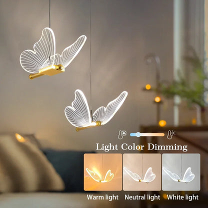 Modern Butterfly LED Pendant Light