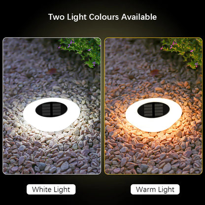 Solar Ground Lights 14 LED Waterproof Outdoor Lawn Pathway