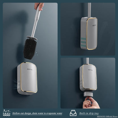 Wall Mounted Toilet Brush Set