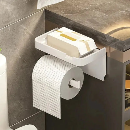 Multifunction Plastic Toilet Paper Holder