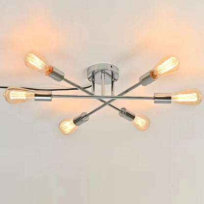 Nordic Minimalist LED Pendant Chandelier Black Gold Ceiling Light