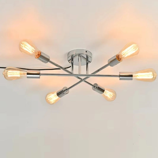 Nordic Minimalist LED Pendant Chandelier Black Gold Ceiling Light