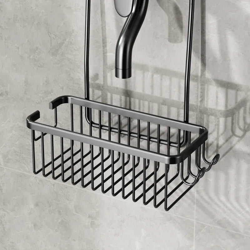 No Drill Shower Storage Rack