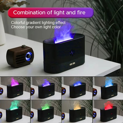 Aroma Flame Diffuser Ultrasonic Cool Mist Humidifier
