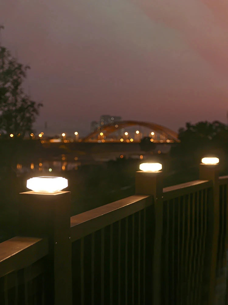 30 LED Solar Pillar Light