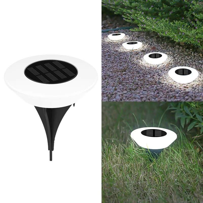 Solar Ground Lights 14 LED Waterproof Outdoor Lawn Pathway