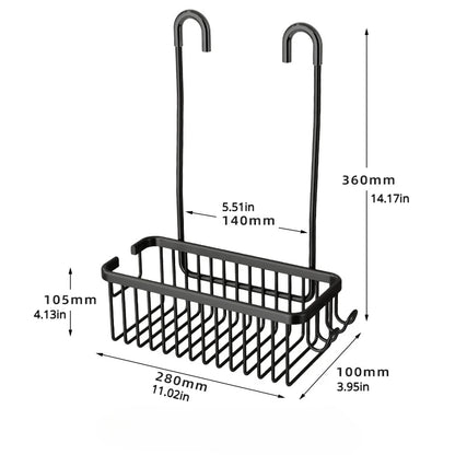 No Drill Shower Storage Rack