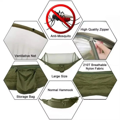 Camping Hammock with Mosquito Net Lightweight