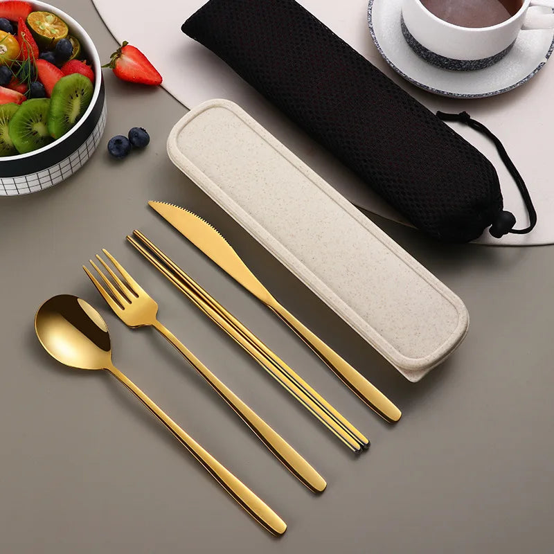 304 Stainless Steel Portable Cutlery Set