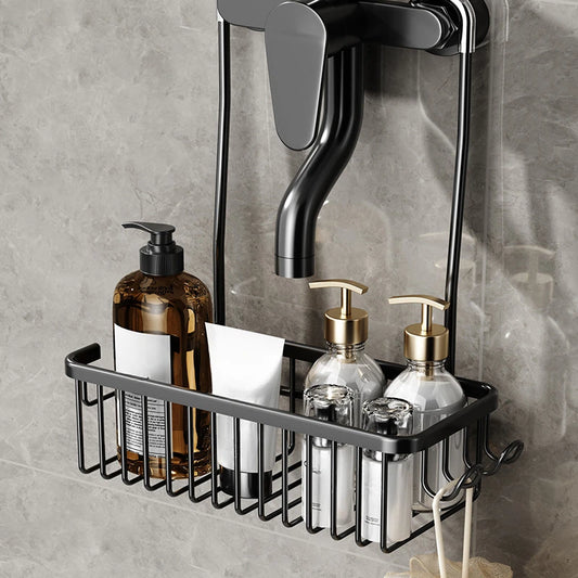 No Drill Shower Storage Rack