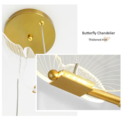 Modern Butterfly LED Pendant Light