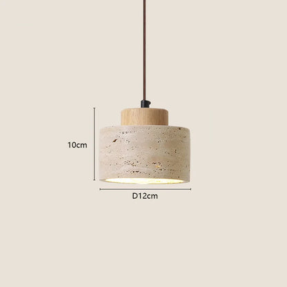 Japanese Wabi Sabi Stone Pendant Light