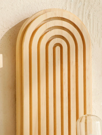 Boho Wooden Wall Shelf