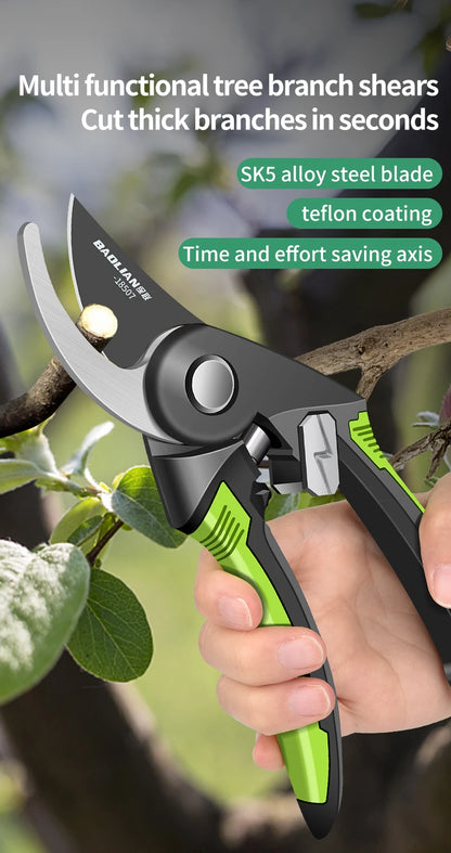 Heavy Duty Garden Pruning Scissors Sharp Manual Trimming Tool