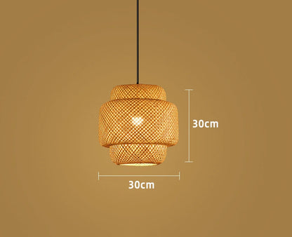 Bamboo Rattan Pendant Lamp
