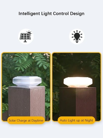 30 LED Solar Pillar Light