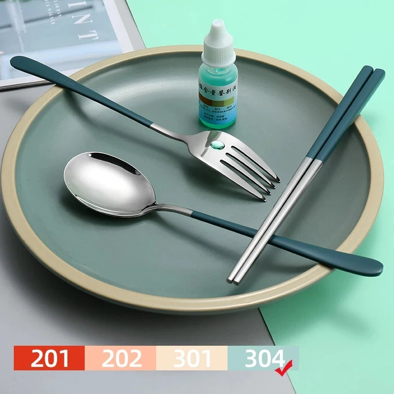 304 Stainless Steel Portable Cutlery Set