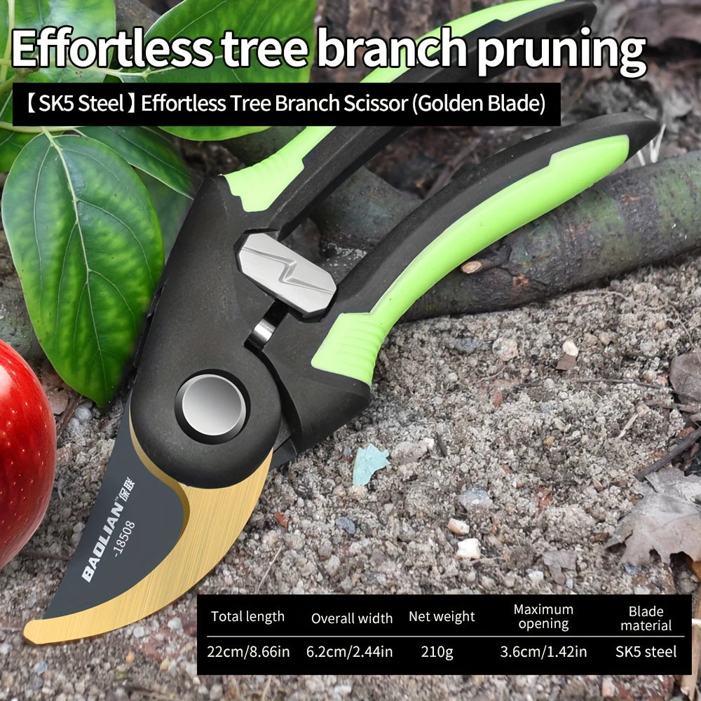 Heavy Duty Garden Pruning Scissors Sharp Manual Trimming Tool