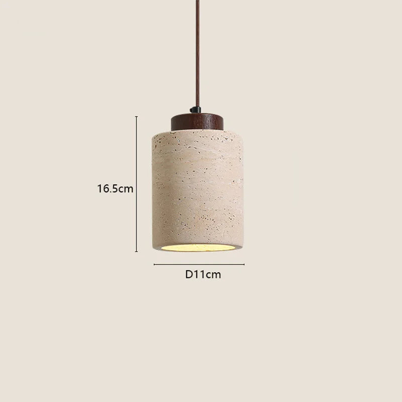 Japanese Wabi Sabi Stone Pendant Light