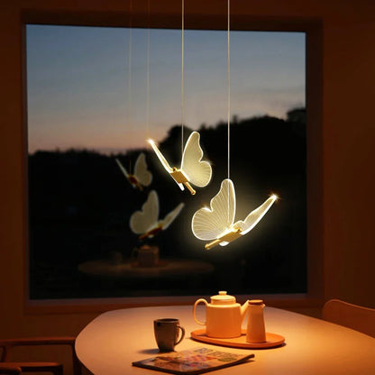 Modern Butterfly LED Pendant Light