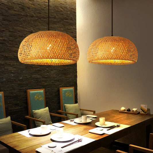 Bamboo Rattan Pendant Lamp