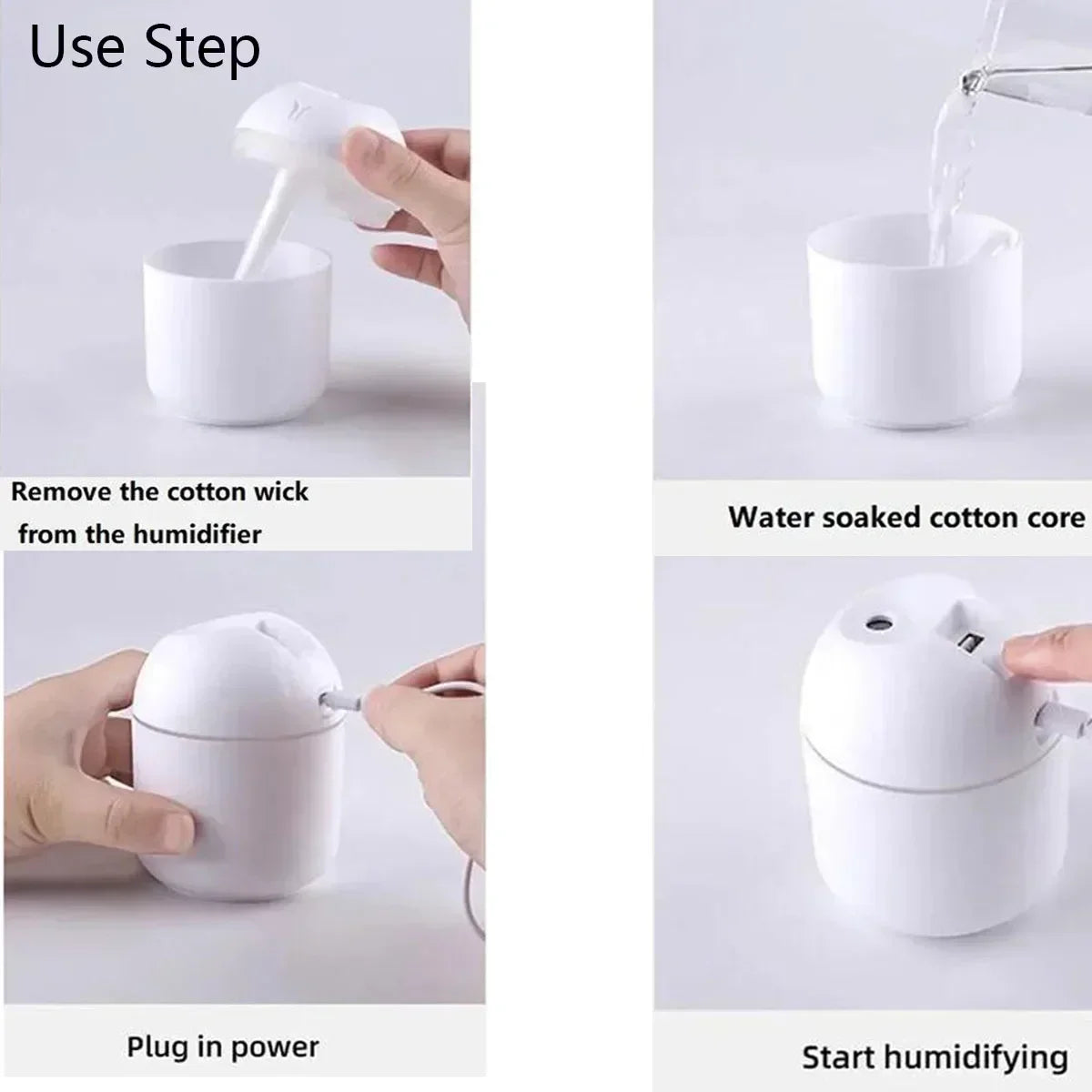 Compact USB Aroma Diffuser Humidifier