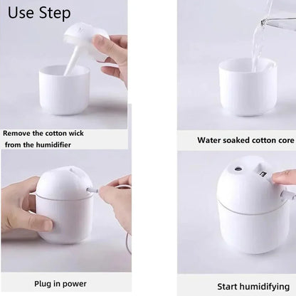 Compact USB Aroma Diffuser Humidifier