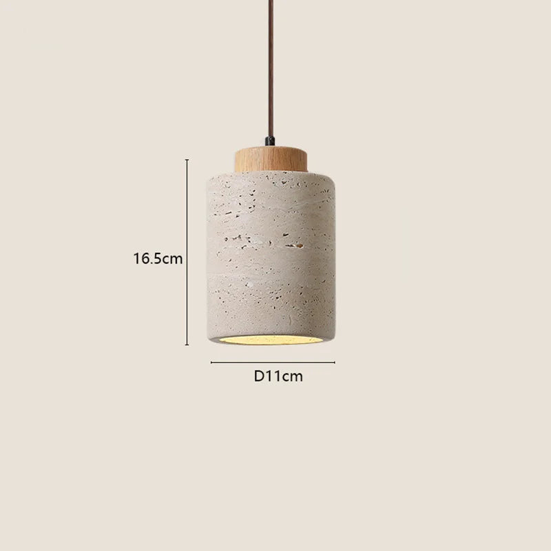 Japanese Wabi Sabi Stone Pendant Light