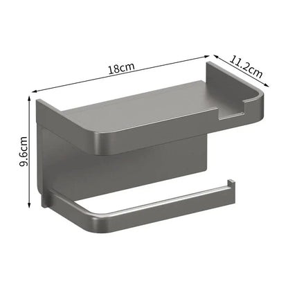 Multifunction Plastic Toilet Paper Holder