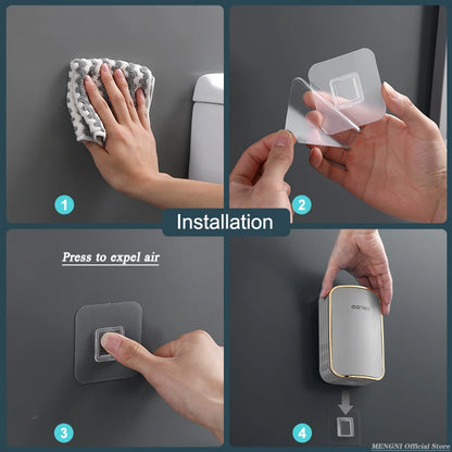 Wall Mounted Toilet Brush Set