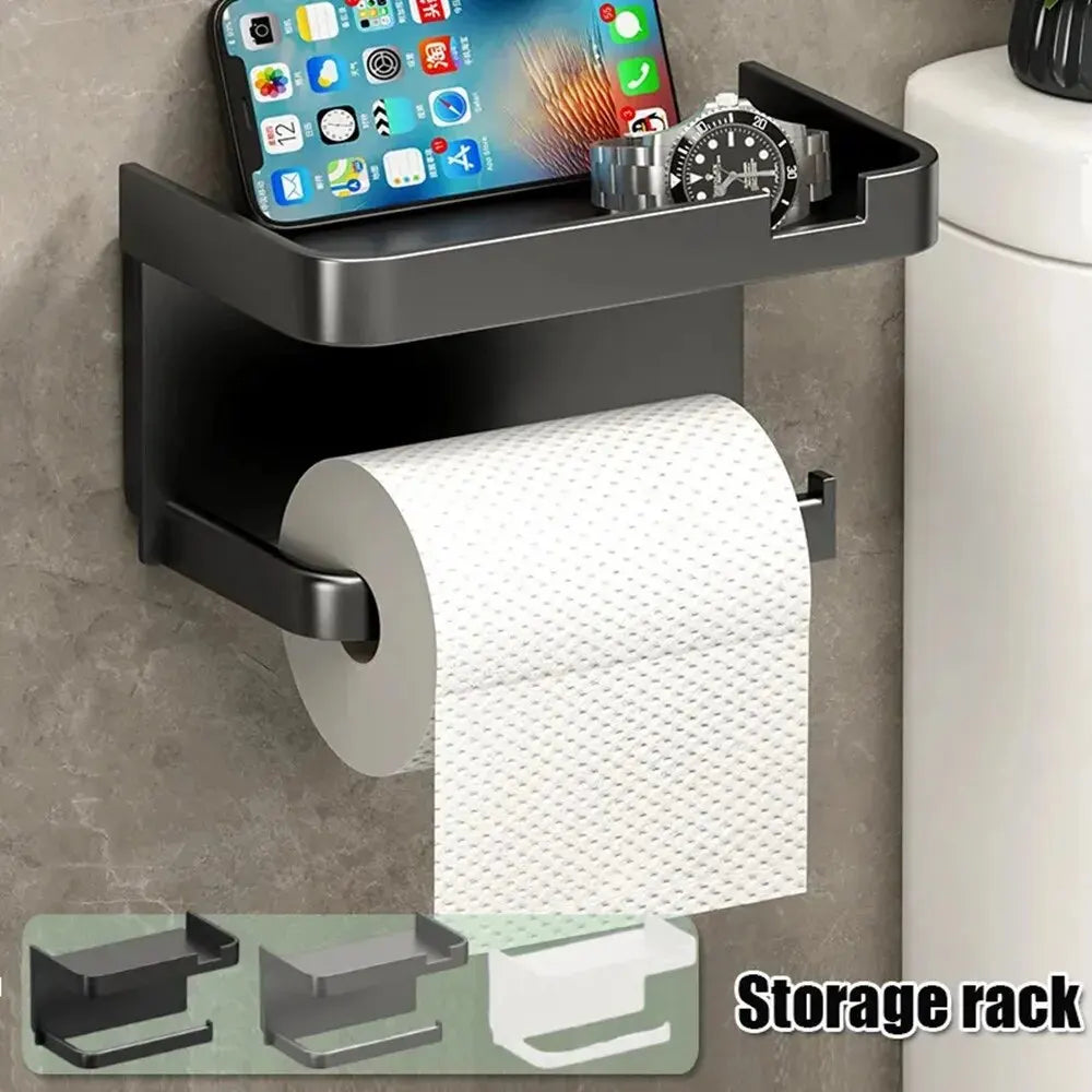 Multifunction Plastic Toilet Paper Holder