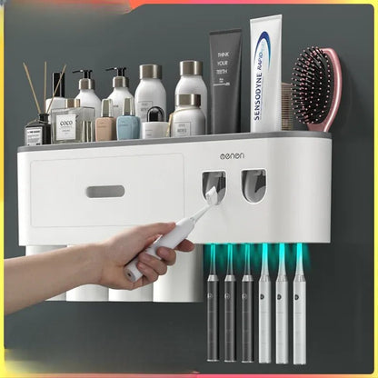 Magnetic Inverted Toothbrush Holder